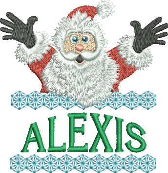 Surprise Santa Name - Alexis