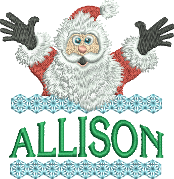 Surprise Santa Name - Allison