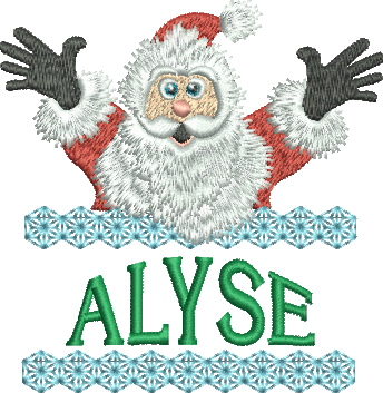 Surprise Santa Name - Alyse