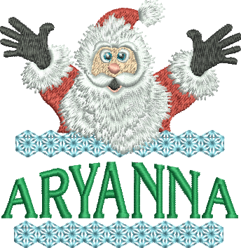Surprise Santa Name - Aryanna