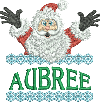 Surprise Santa Name - Aubree