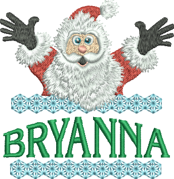 Surprise Santa Name - Bryanna
