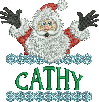 Surprise Santa Name - Cathy