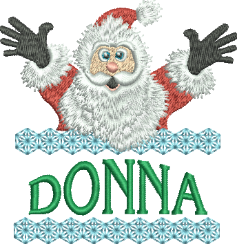 Surprise Santa Name - Donna
