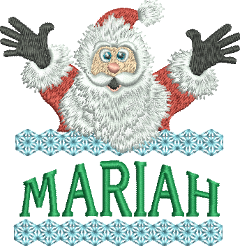 Surprise Santa Name - Mariah