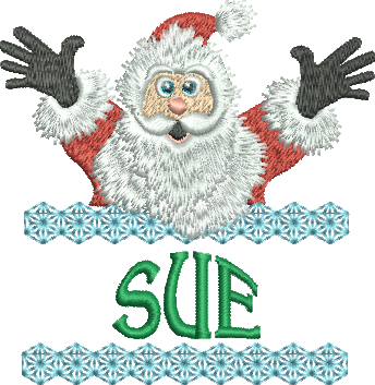 Surprise Santa Name - Sue