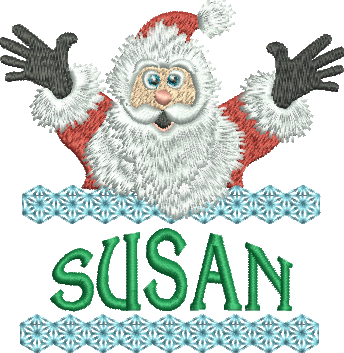 Surprise Santa Name - Susan