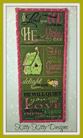The Lord Your God Wall Hanging 6x10