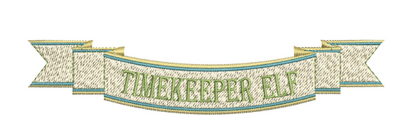 Santa Elves 3 Name Plate Banners