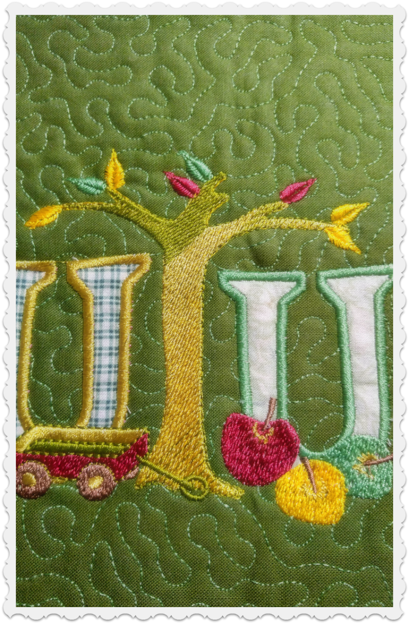 Autumn Joy Applique 8x14