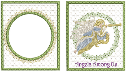 Angels Among Us Ornament Card
