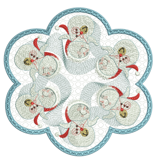 Watch Me Jingle Candle Mat 6x6